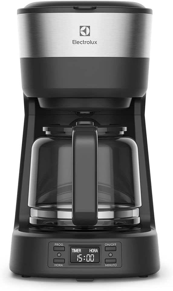 Cafeteira Eletrica Electrolux Programavel Com Timer 30 Xicaras Experience Ecm 25 - 127v Cinza