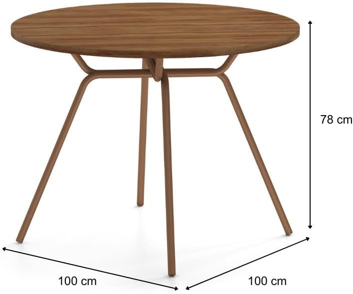 Conjunto Sala de Jantar 4 Cadeiras San Francisco Carraro