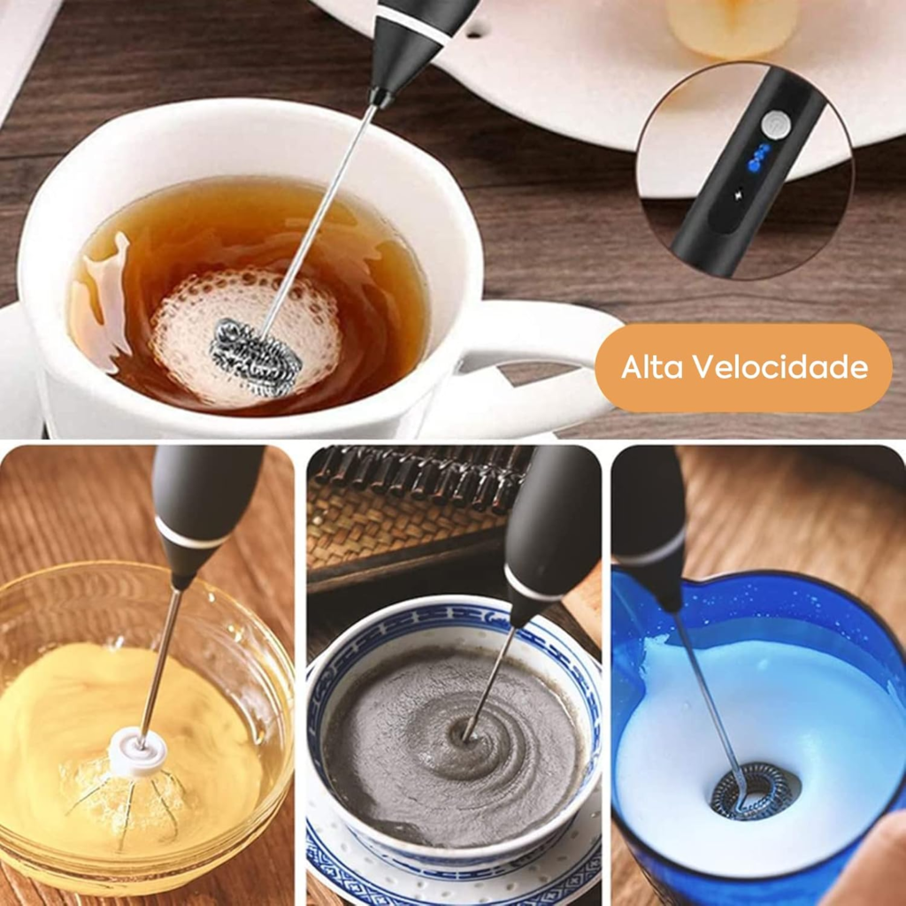 Mini Mixer Portátil Misturador de Bebidas Batedor