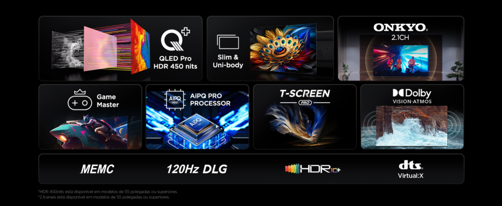 TCL QLED TV 55” C655