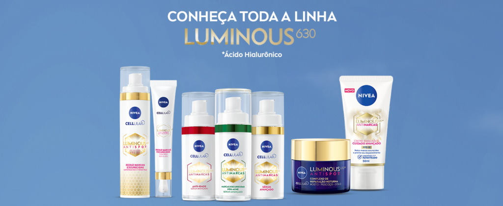 NIVEA Tratamento Facial Complexo de Reparação Noturna Luminous 630 - Proporciona hidratação intensa durante a noite e reduz marcas escurecidas - 50ml