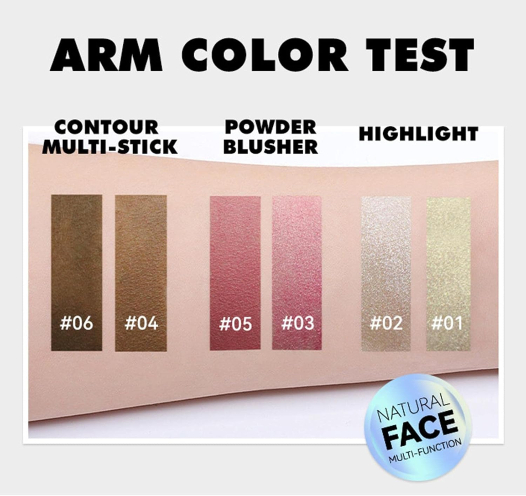 Contornos Stick Maquiagem,Super Silky Creme Corretivo Facial Contorno - Shading Stick Natural Matte Finish, Lightweight Cream Contours Stick Gyouza